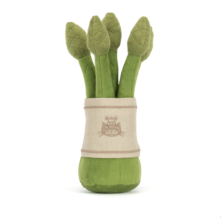 Add character to playtime with Jellycat Amuseables Asparagus, a soft plushie perfect for gifting