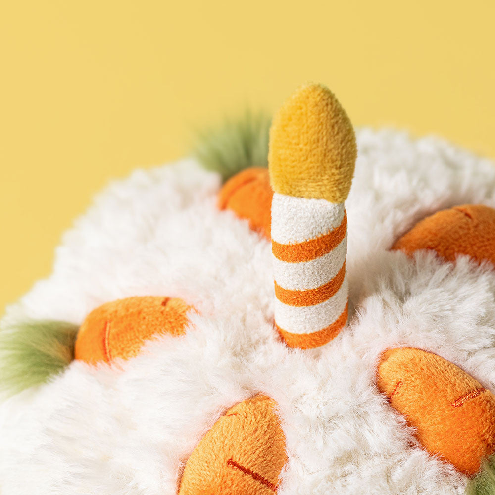 Jellycat Jellycat Amuseables Carrot Cake soft stuffed animal - gift for kids - cute nursery decor - alternate view