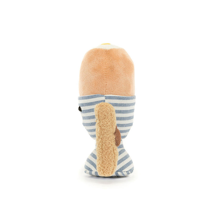 Jellycat Jellycat Amuseables Eggetha Egg And Lance Soldier cuddly plush - baby shower gift - whimsical kids room decor - detail view
