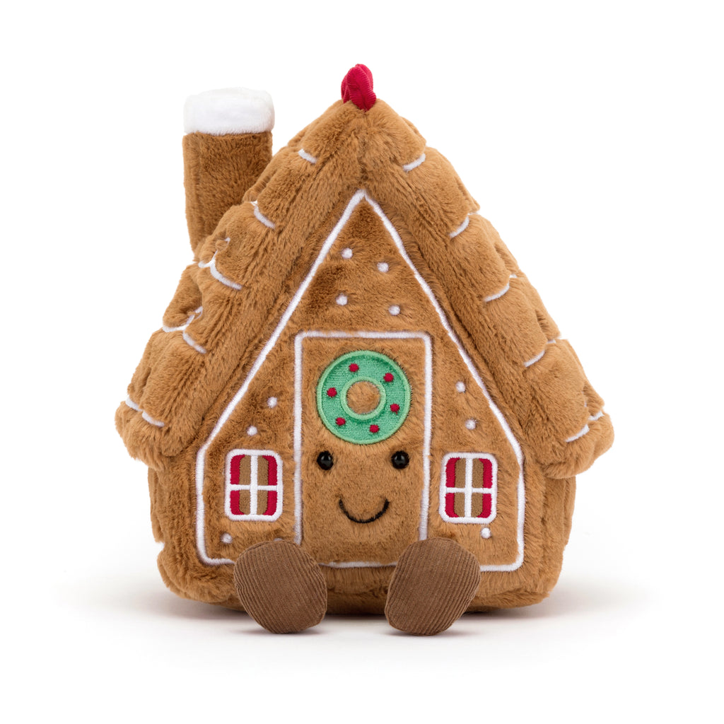 Jellycat toys amuseable gingerbread house