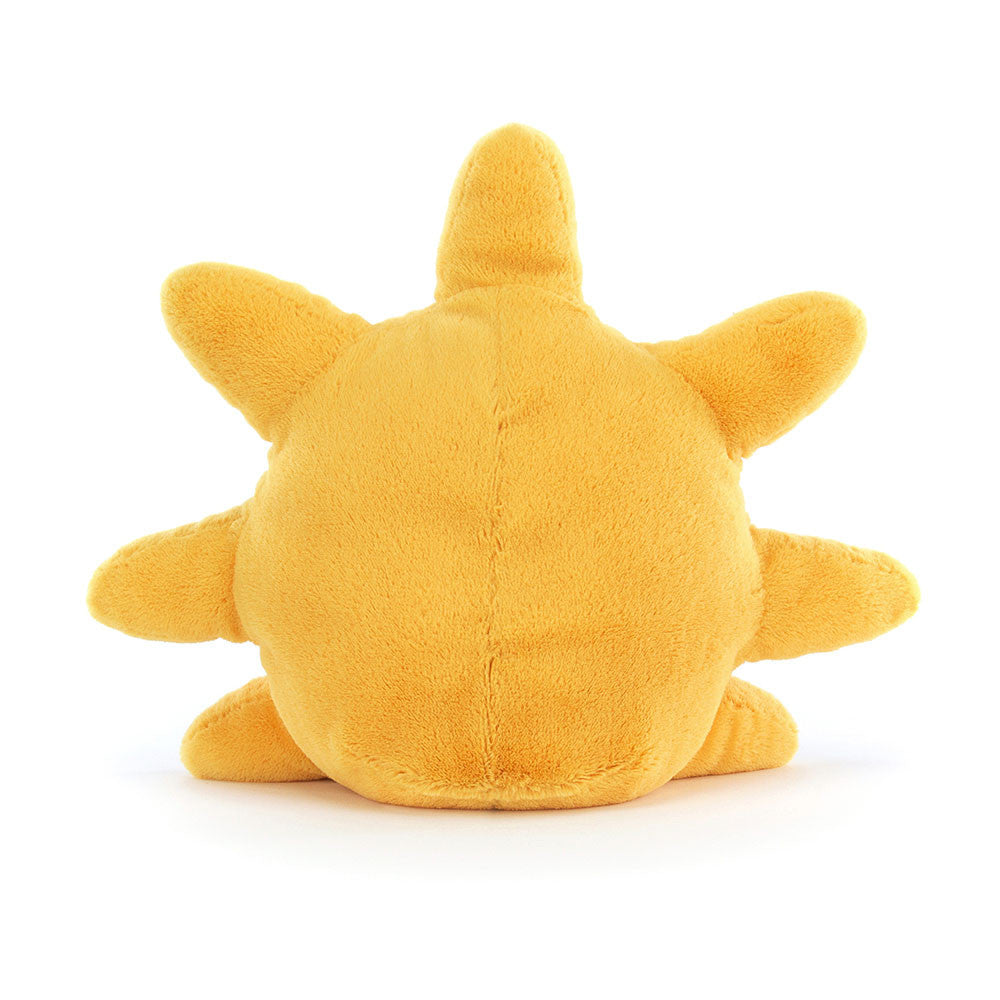 Soft and huggable Jellycat Amuseables Sun makes playtime sunny, a delightful stuffed animals companion for children of all ages.  