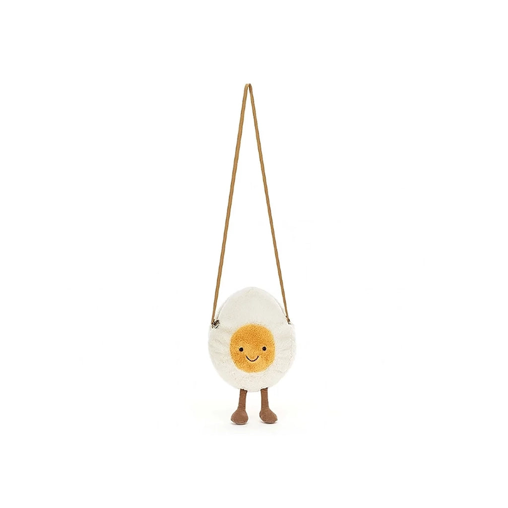 cute boiled egg plush toy purse jelly cat
