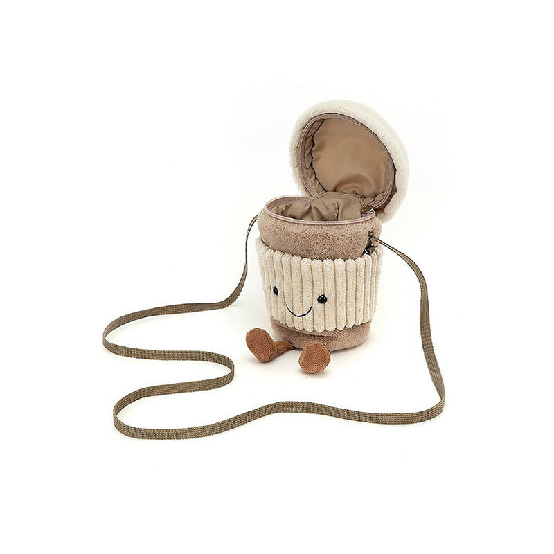 amuseable jellycat plush toy coffee bag