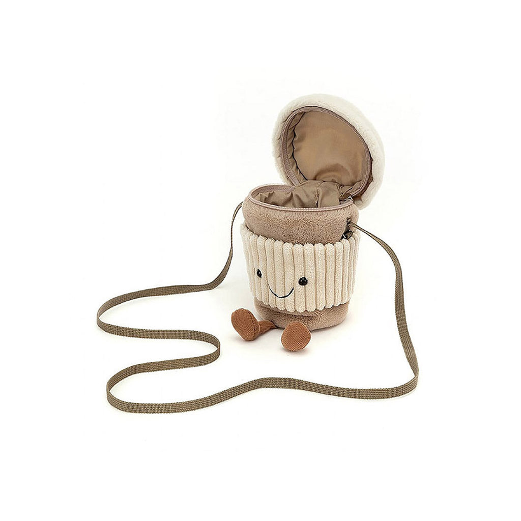 amuseable jellycat plush toy coffee bag