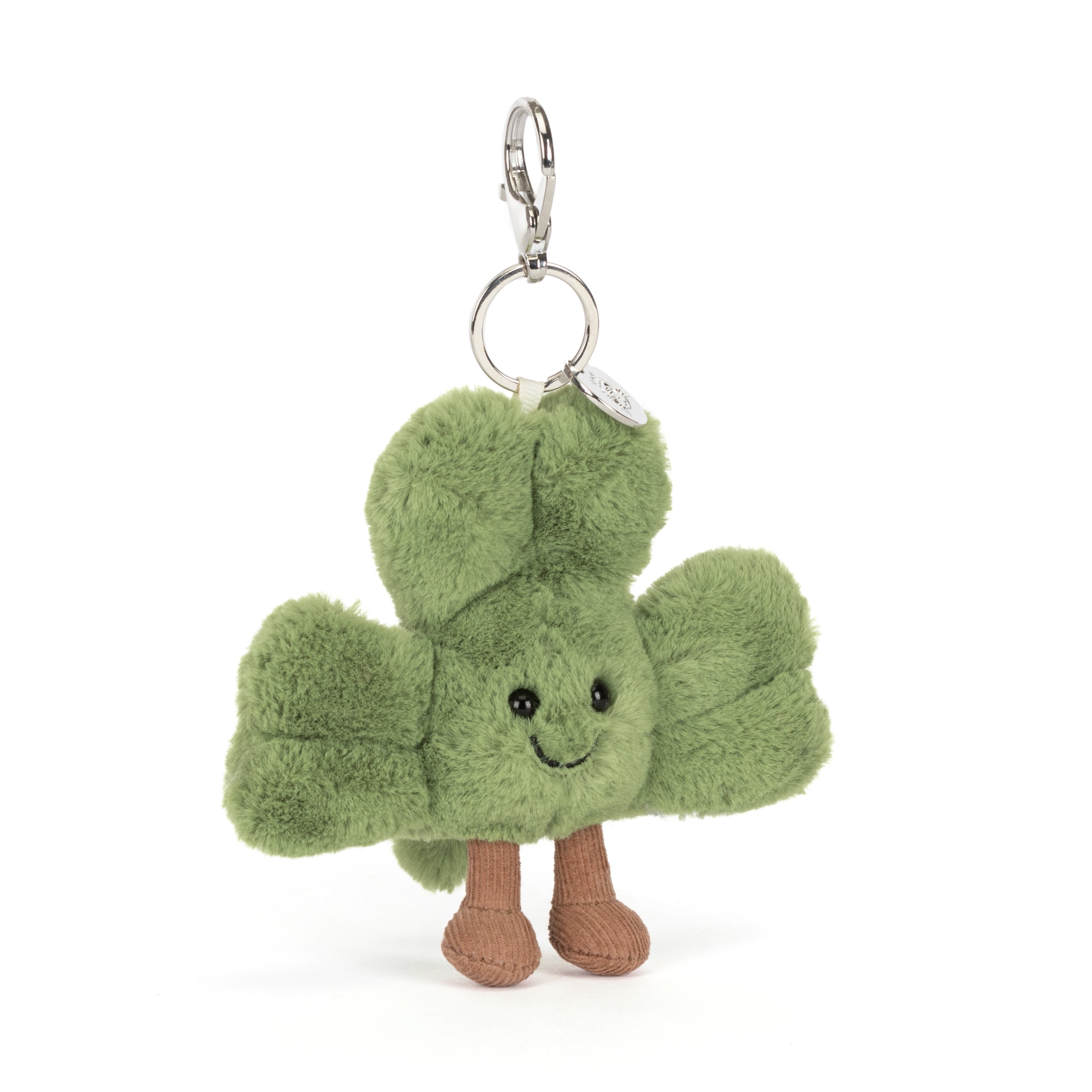 Jellycat Amuseables Siofra Shamrock Bag Charm | Plush Bag Charm