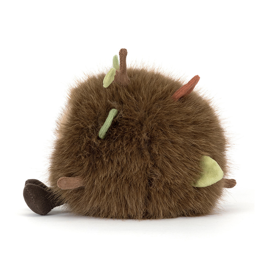 Jellycat Amuseables Mulshi Woodland Floor plush stuffed animal toy, soft woodland creature stuffed toy, best children's toy - close-up detail