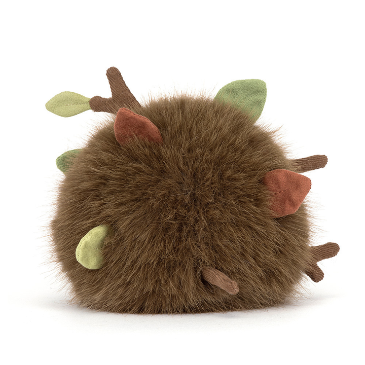 Jellycat Amuseables Mulshi Woodland Floor plush stuffed animal toy, soft woodland creature stuffed toy, best children's toy - back view