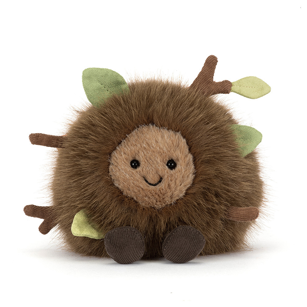 Jellycat Amuseables Mulshi Woodland Floor plush stuffed animal toy, soft woodland creature stuffed toy, best children's toy - side view