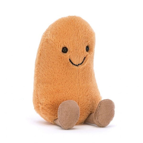 jelly cat brown happy cuddly plush toy bean