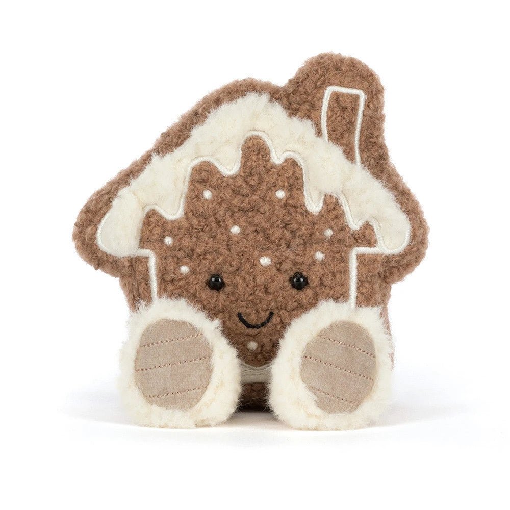 Holiday cookie plush: Jellycat Amuseables Molasi Cookie, a Jellycat Christmas favorite