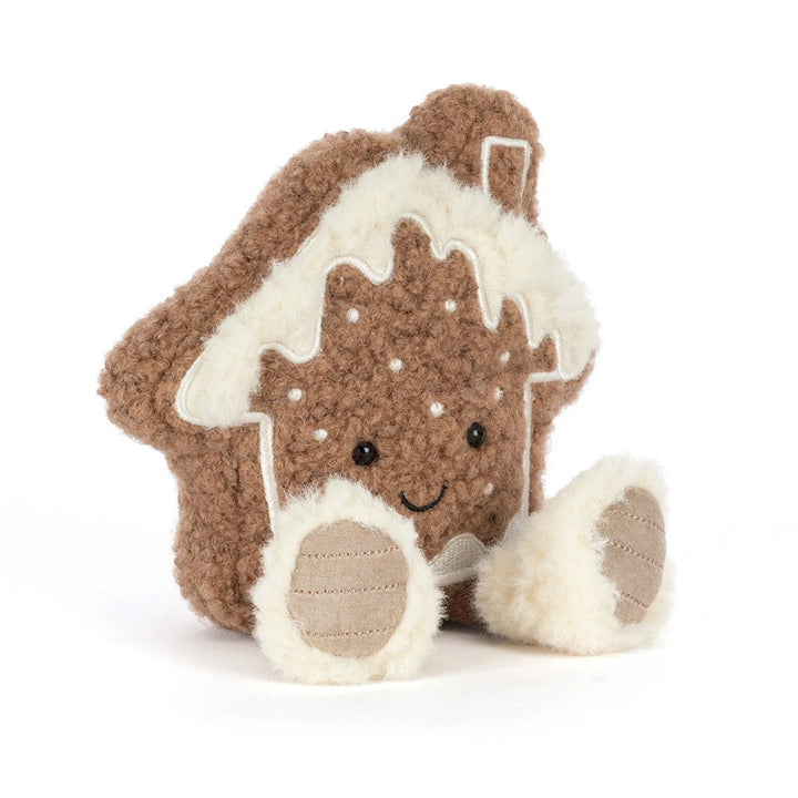 Jellycat Amuseables Molasi Cookie, a soft cookie plush from the Jellycat winter collection