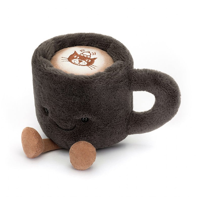 jelly cat coffe cup happy plush foodie toy 