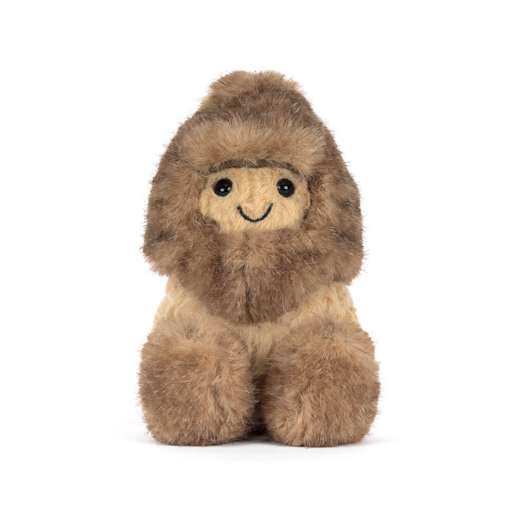 Jellycat Amuseables Peanut Yeti Outfit plush stuffed animal toy, soft bear in yeti costume stuffed toy, best children's toy - side view