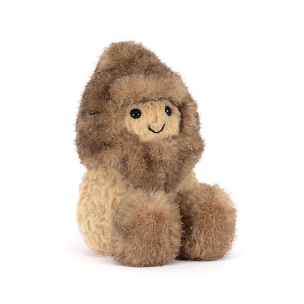 Jellycat Amuseables Peanut Yeti Outfit plush stuffed animal toy, soft bear in yeti costume stuffed toy, best children's toy - front view