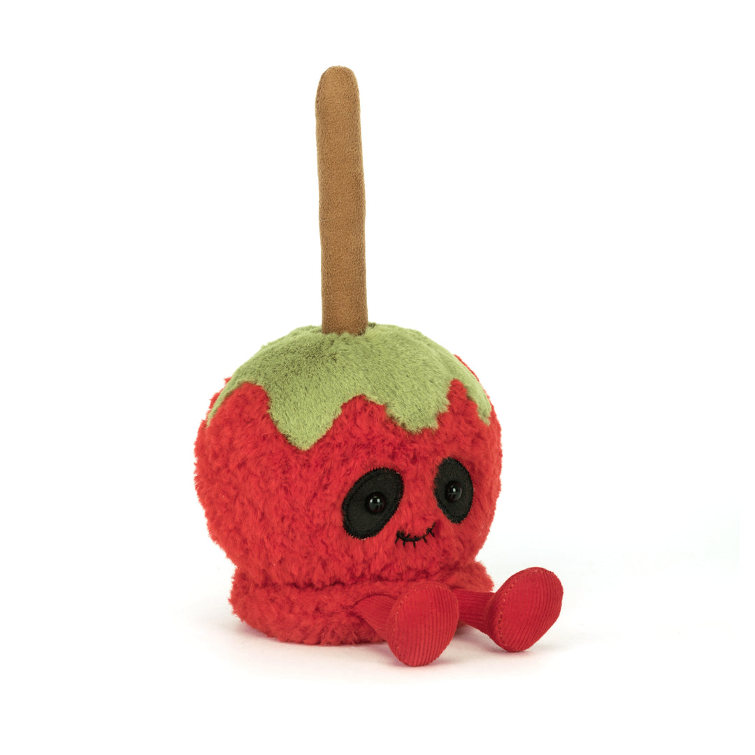 Whimsical Jellycat Amuseables Toffee Apple plush toys are soft, silly, and collectible.