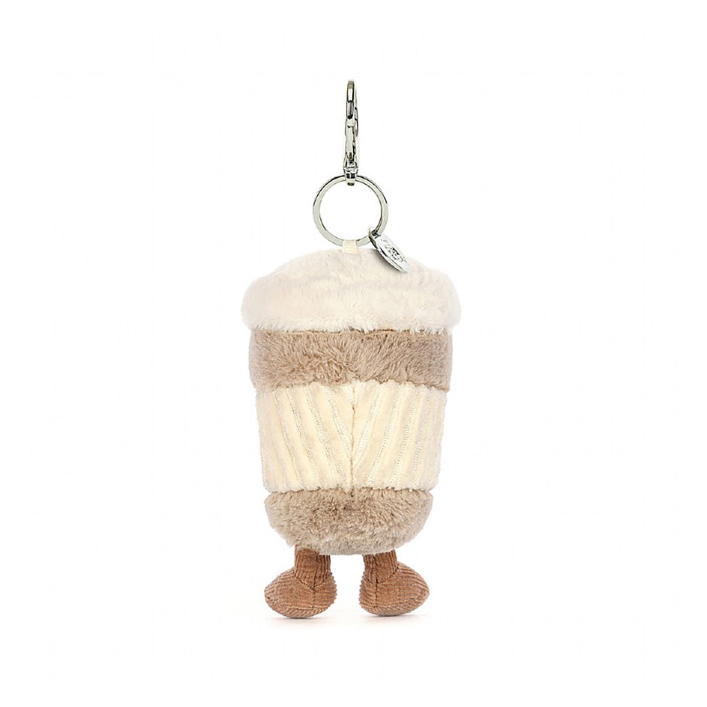 coffee plush bag charm jellycat