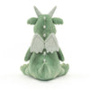 horned winged green plush Jellycat