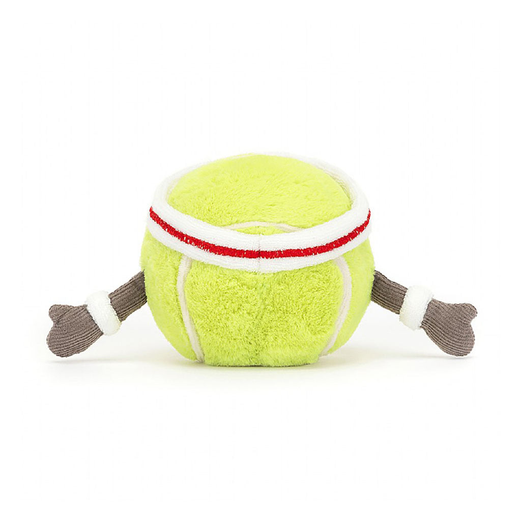 rear view of jelly cat tennis ball