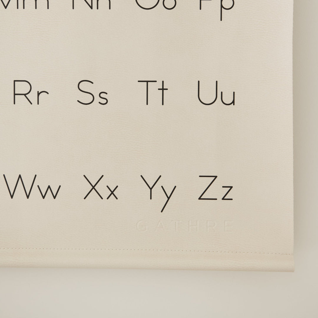 Gathre kids poster for learning the alphabet