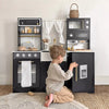 Tiny Land® Iconic Kitchen in Black Pretend Play for toddlers