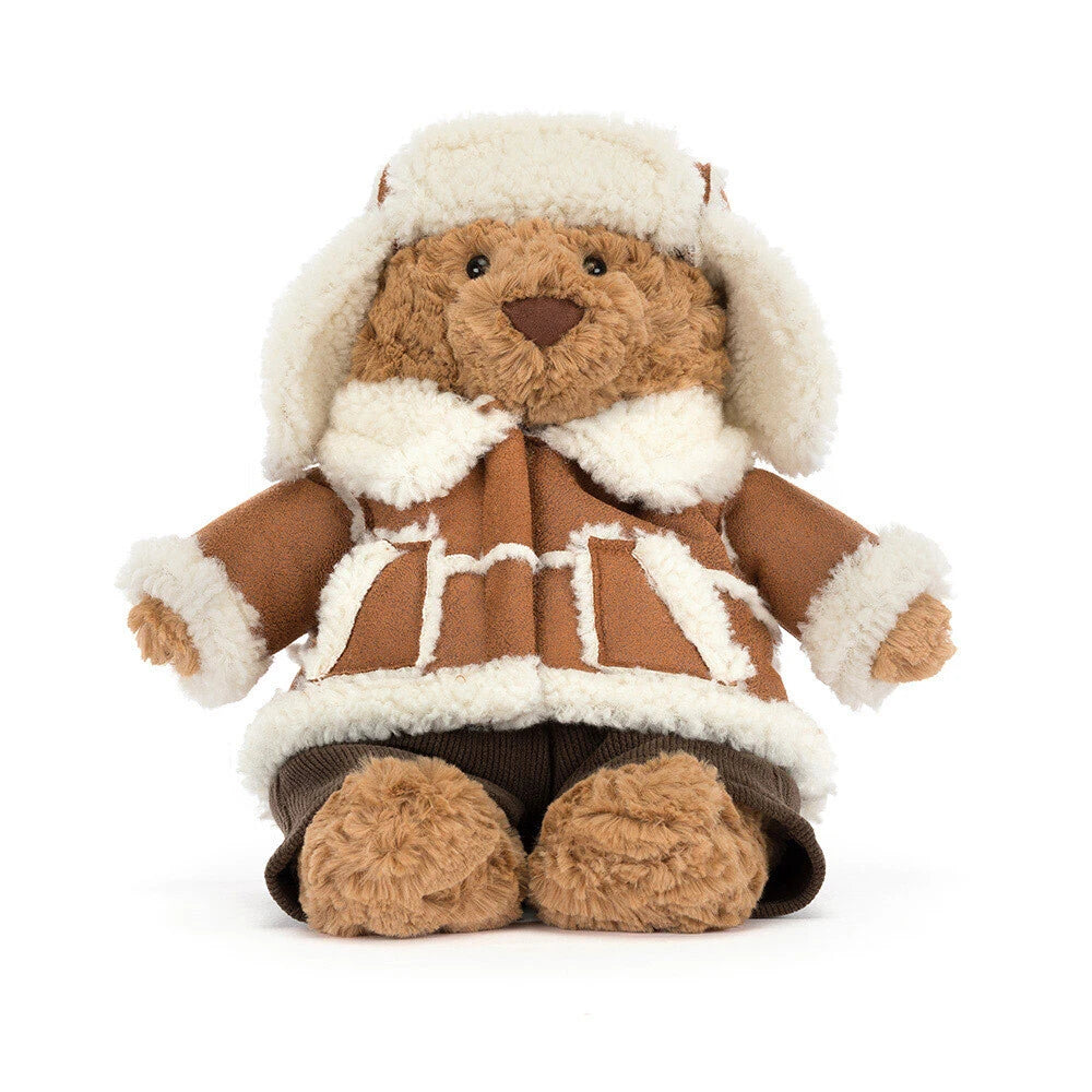 Holiday teddy bear: Jellycat Bartholomew Bear 'Alpine', a Jellycat Christmas favorite