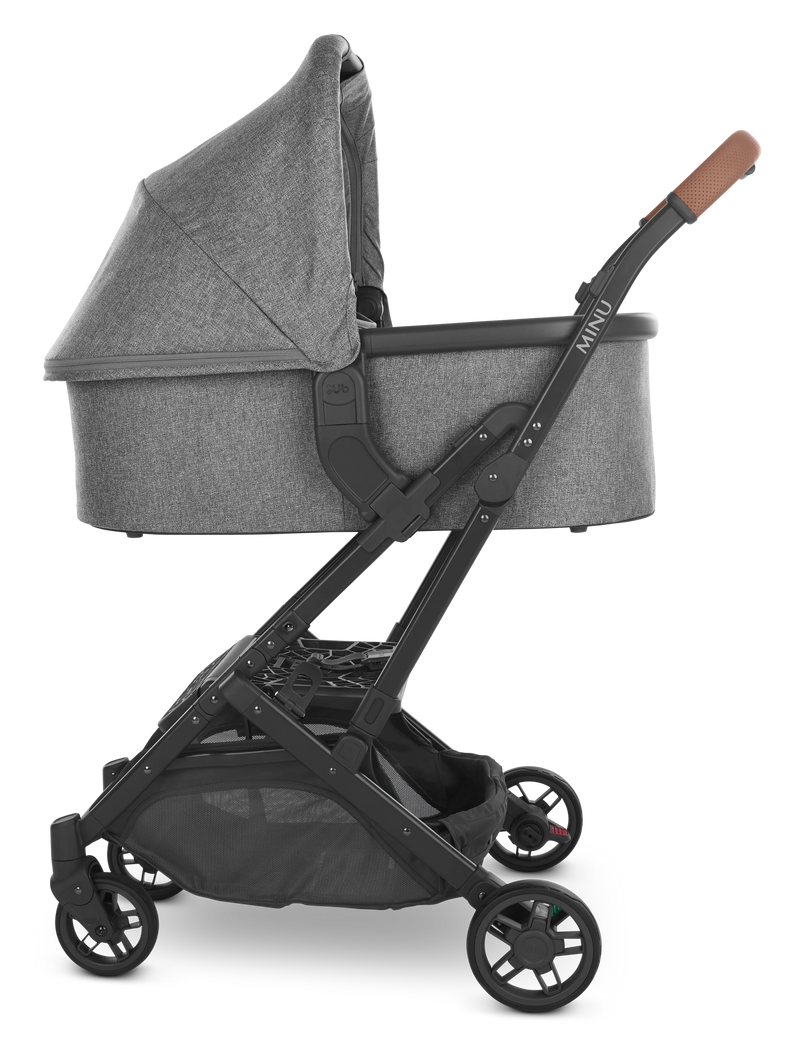 Uppababy minu stroller and bassinet V3 in Greyson