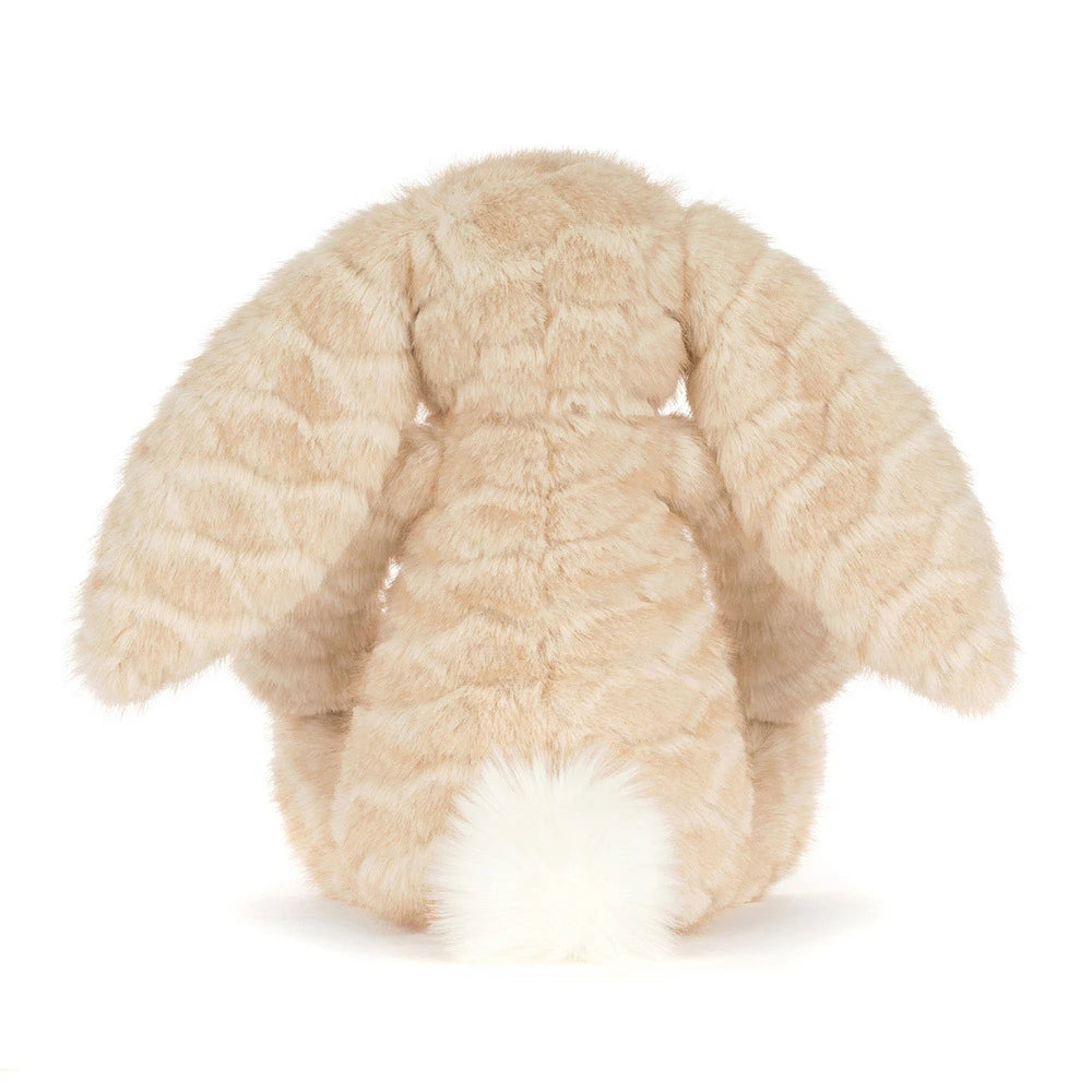 Jellycat Franilla Luxe Bunny, bunny plush shown from another angle