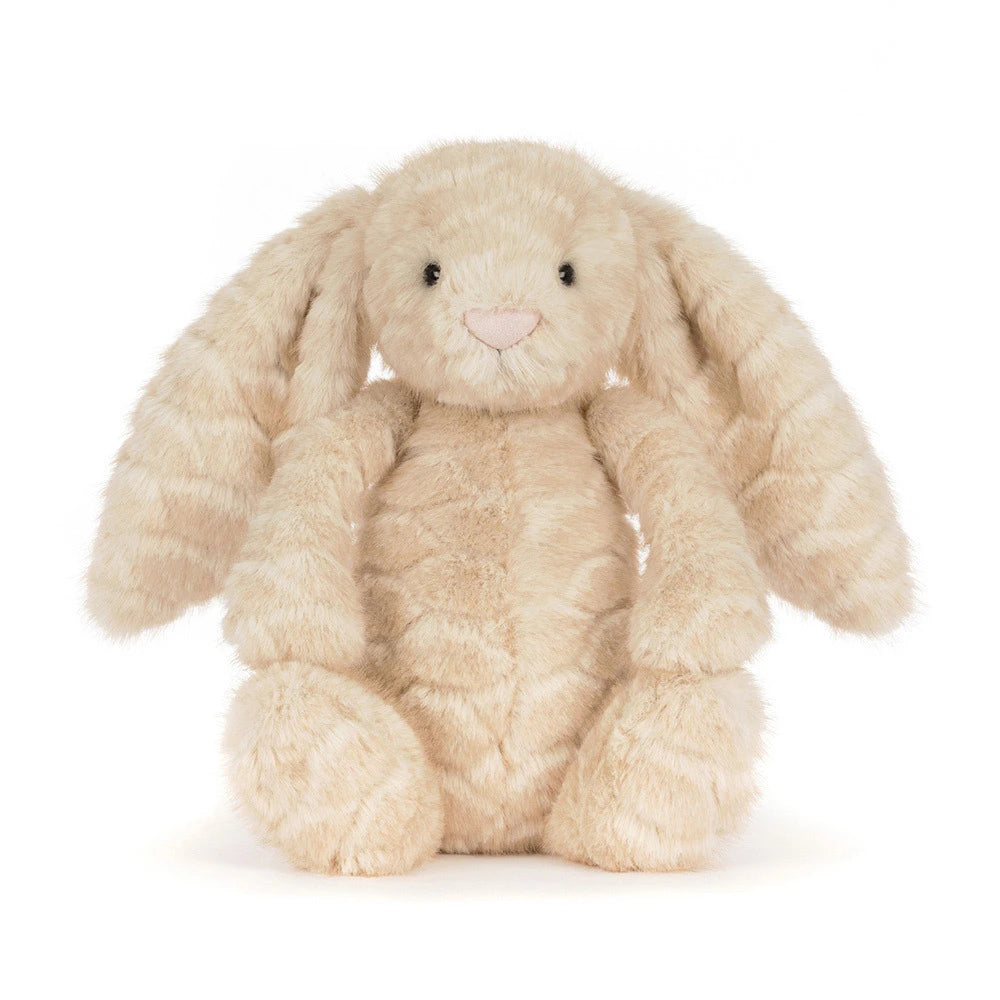 Holiday bunny plush: Jellycat Franilla Luxe Bunny, a Jellycat Christmas favorite