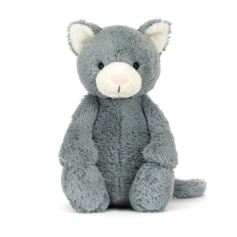 Jellycat Bashful Kitten Original plush stuffed animal, soft cuddly toy for babies and kids, luxury plush toy, giftable stuffed animal, nursery decor plush, high-quality Jellycat soft toy