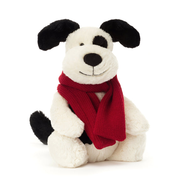 Jellycat stuffed animal bashful winter puppy