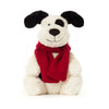 Jellycats stuffed animals bashful winter puppy