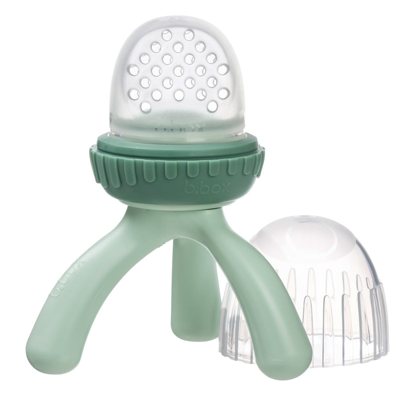 b box sage green infant baby feeder