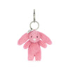 jellycat stuffed animal pink bunny charm