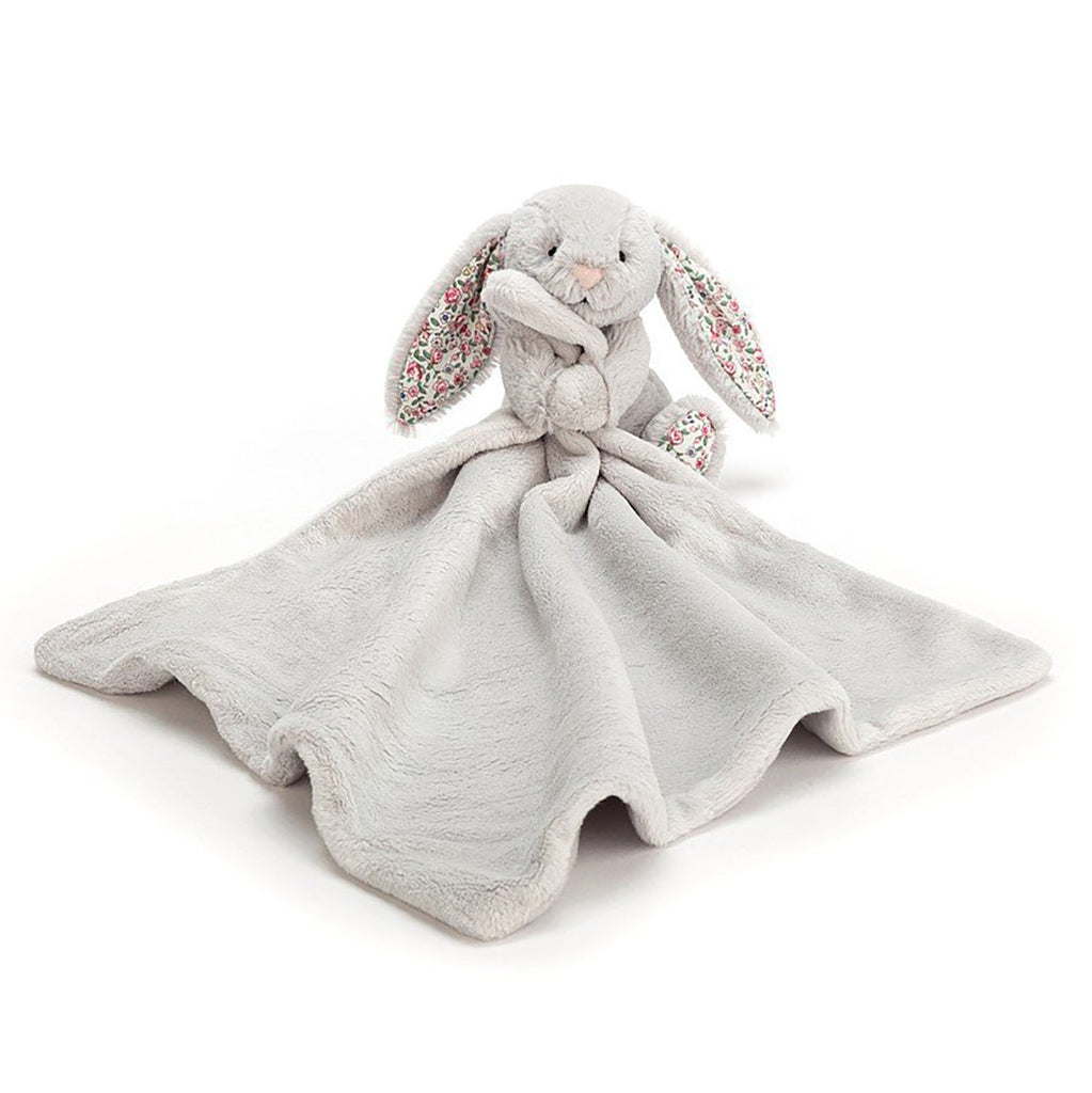 Jellycat stuff animals blossom silver bunny soother