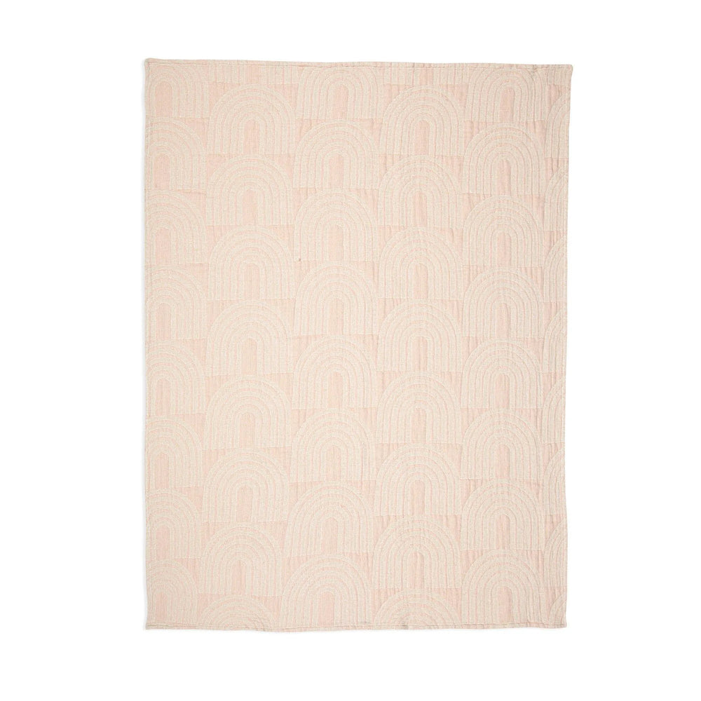 Crane Baby Jaquard Blanket Rainbow color, one of the best baby blankets for nursery dŽcor and everyday comfort.