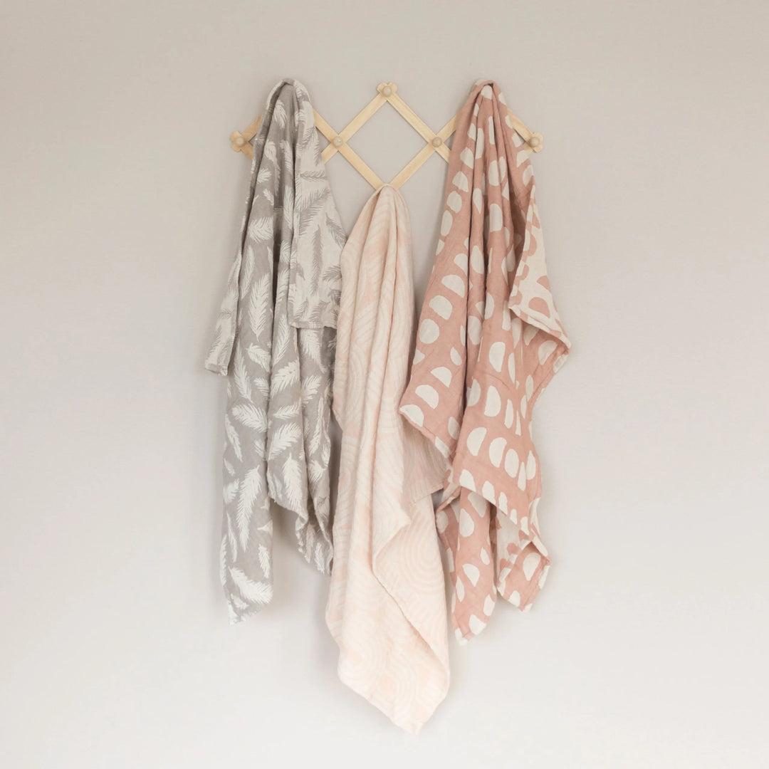 Wrap your little one in the Crane Baby Jaquard Blanket, a stylish baby girl blanket ideal for naps and tummy time.