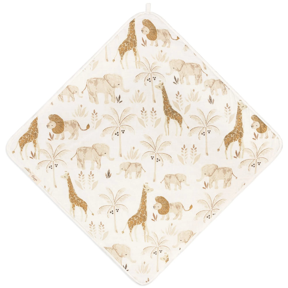 Crane Baby Kendi Hooded Towel, one of the best baby bath towels for newborns and toddlers.