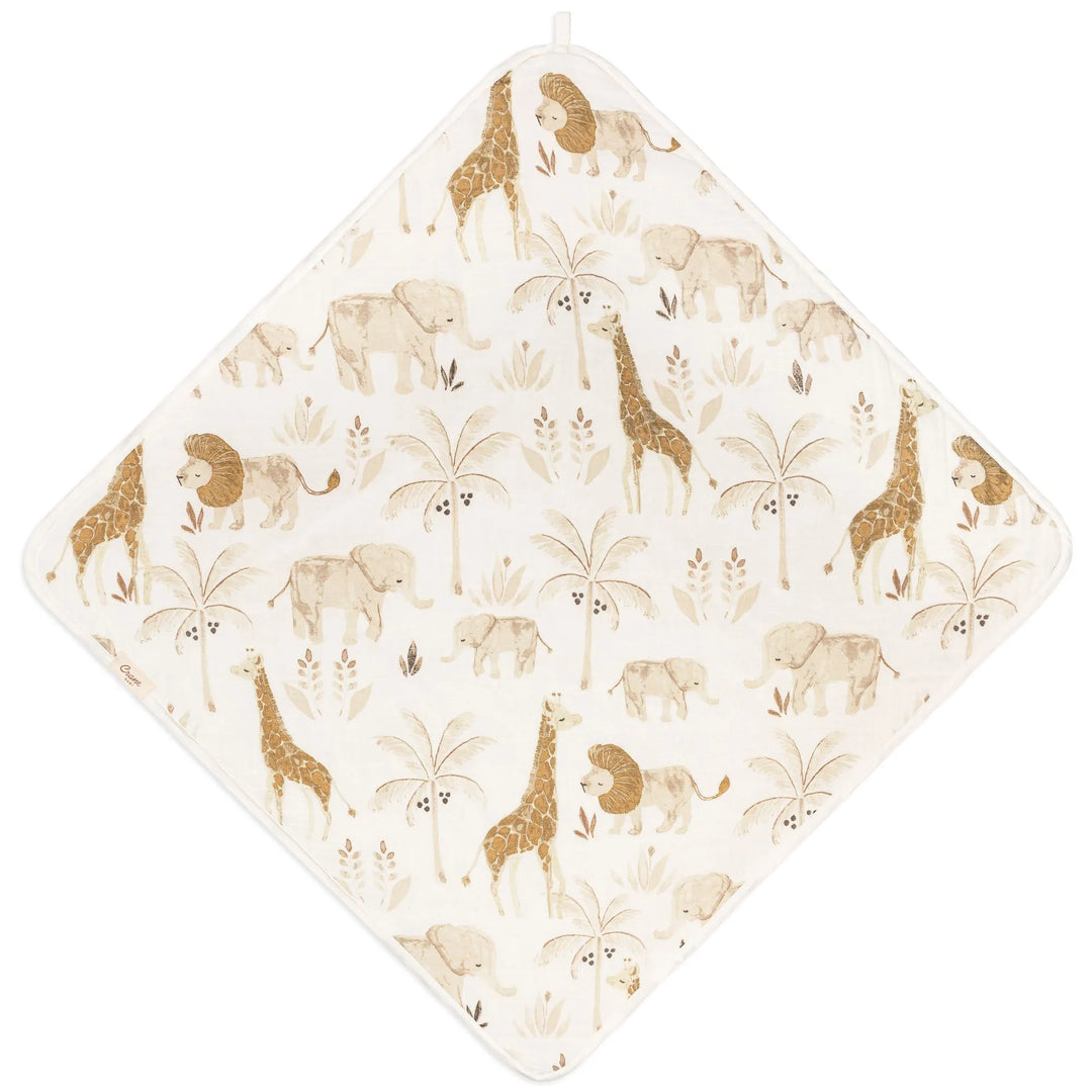 Crane Baby Kendi Hooded Towel, one of the best baby bath towels for newborns and toddlers.