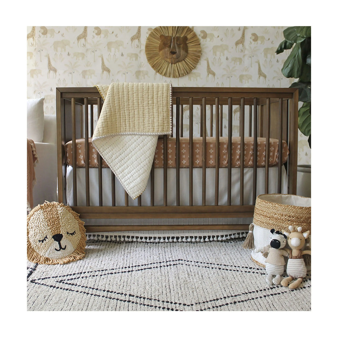 Crane Baby Kendi Quilted Blanket, cozy and lightweight baby blankets that grow with your newborn or toddler.