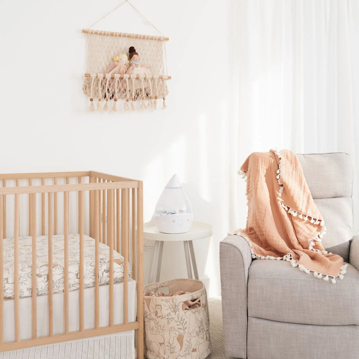 Breathable and soft Crane Baby 6 Layer Muslin Blanket Copper, one of the best baby blankets for everyday snuggles and playtime.