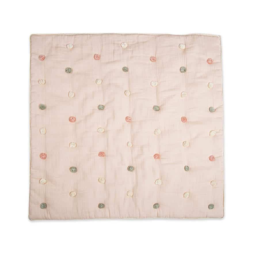 Crane Baby Parker Pom Pom Blanket, one of the best baby blankets for nursery dŽcor and everyday comfort.