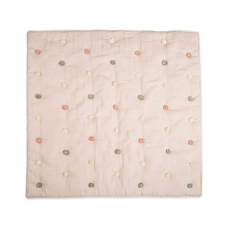 Crane Baby Parker Pom Pom Blanket, one of the best baby blankets for nursery dŽcor and everyday comfort.