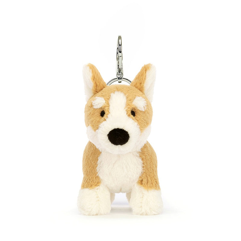 jellycat betty corgi stuff animal bag charm