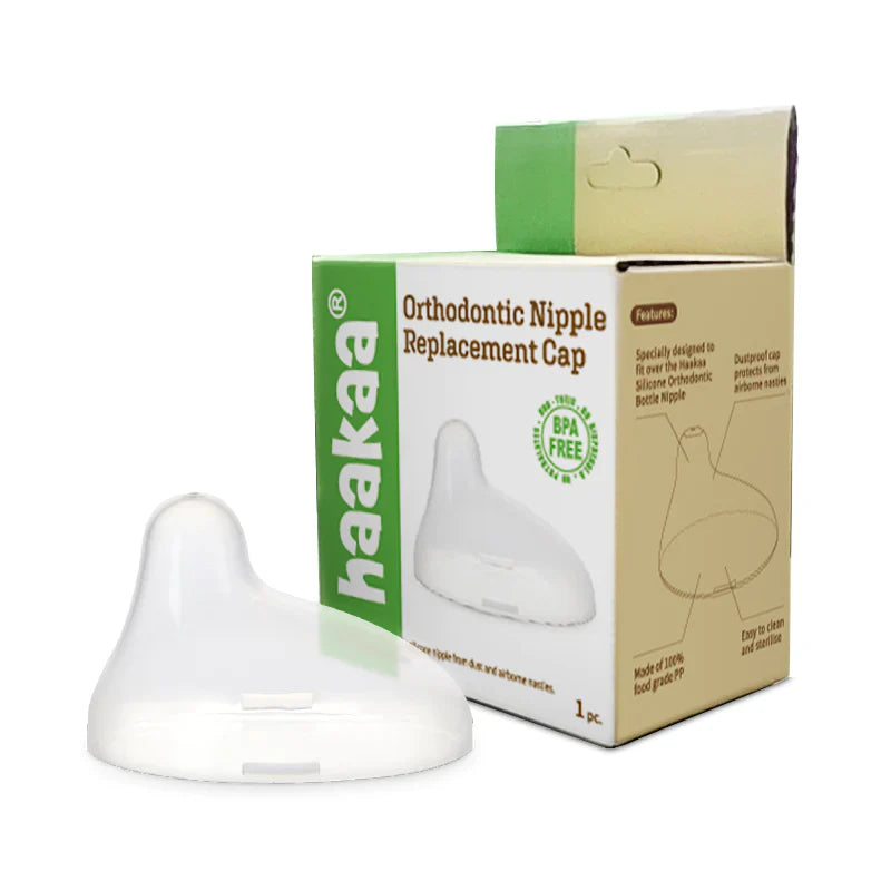 Haakaa Gen. 3 Orthodontic Nipple Replacement Cap 1, baby bottles with silicone nipples