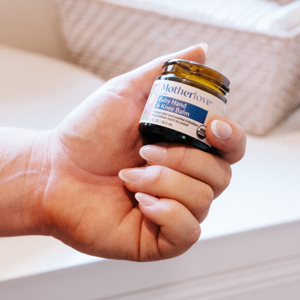 Discover Motherlove Baby Hand & Knee Balm, newborn baby essentials for gentle hydration