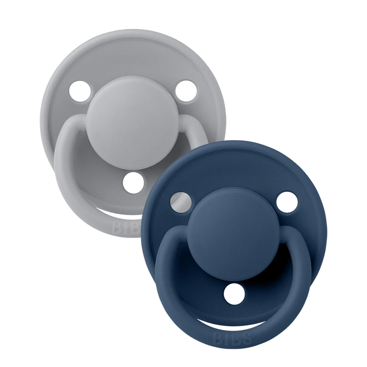BIBS pacifier De Lux cloud/steel blue set
