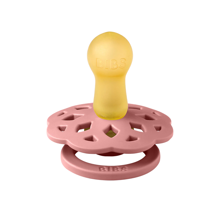 Soft Dusty Pink BIBS Boheme Pacifiers 2 Pack, best pacifier for newborn.