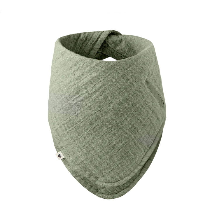 Fresh tone BIBS Bandana Bib Sage, soft cotton baby bandana bibs for practical daily wear.