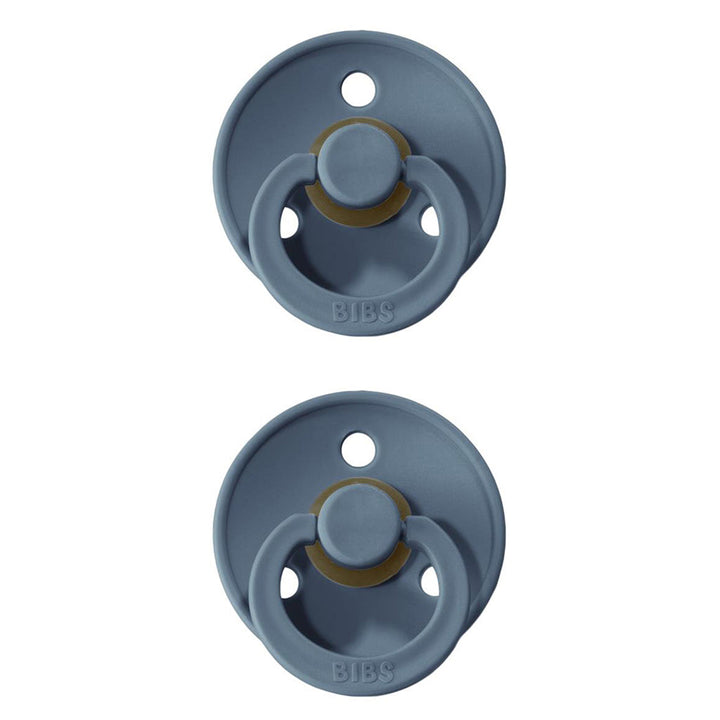 The BIBS Pacifier Colour Collection 2 Pack in Petrol Blue ensures babyÕs pacifier comfort anytime.
