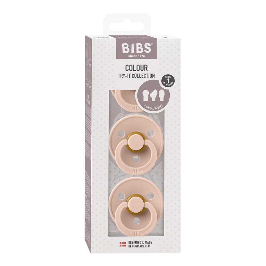 BIBS try-it collection Blush best pacifier